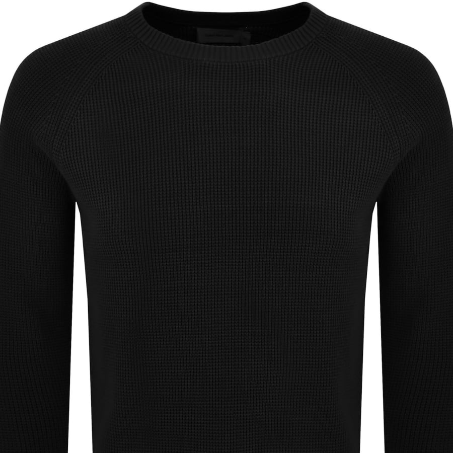 Calvin klein black jumper discount